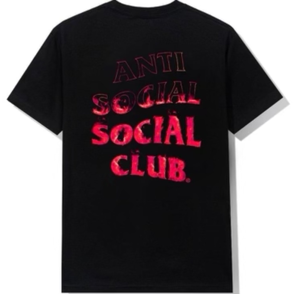 A Fire Inside - Pink Flame ANTI SOCIAL SOCIAL CLUB 100% AUTHENTIC NEW TEES, L XL